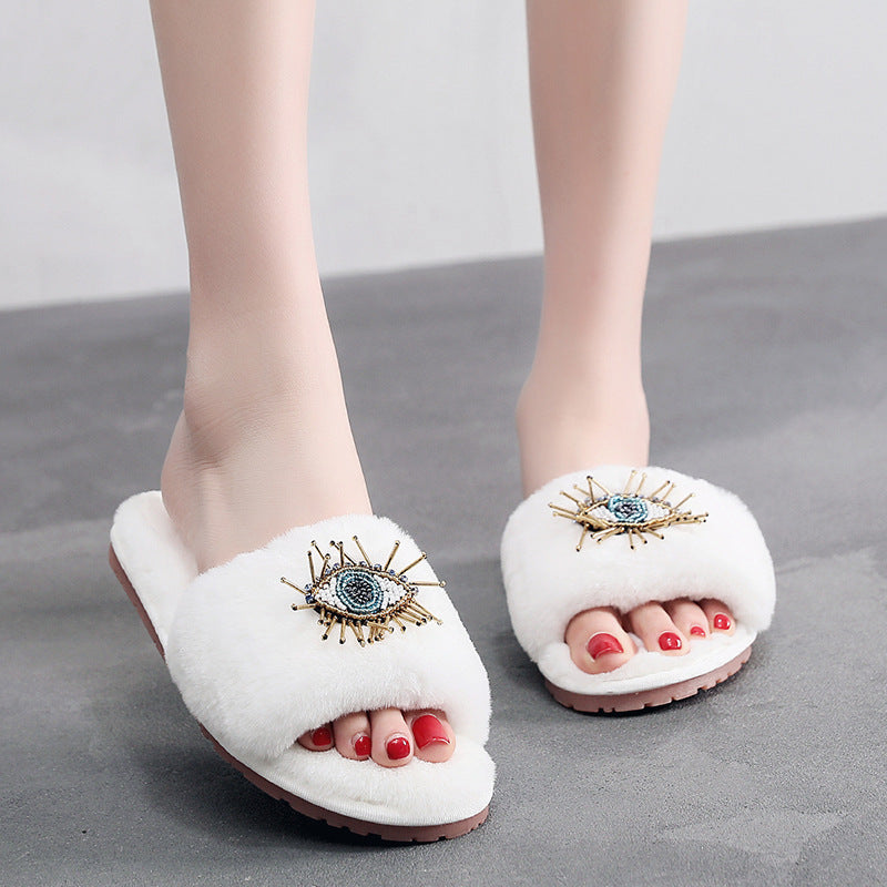 Eyelash Slippers for Comfortable Wear