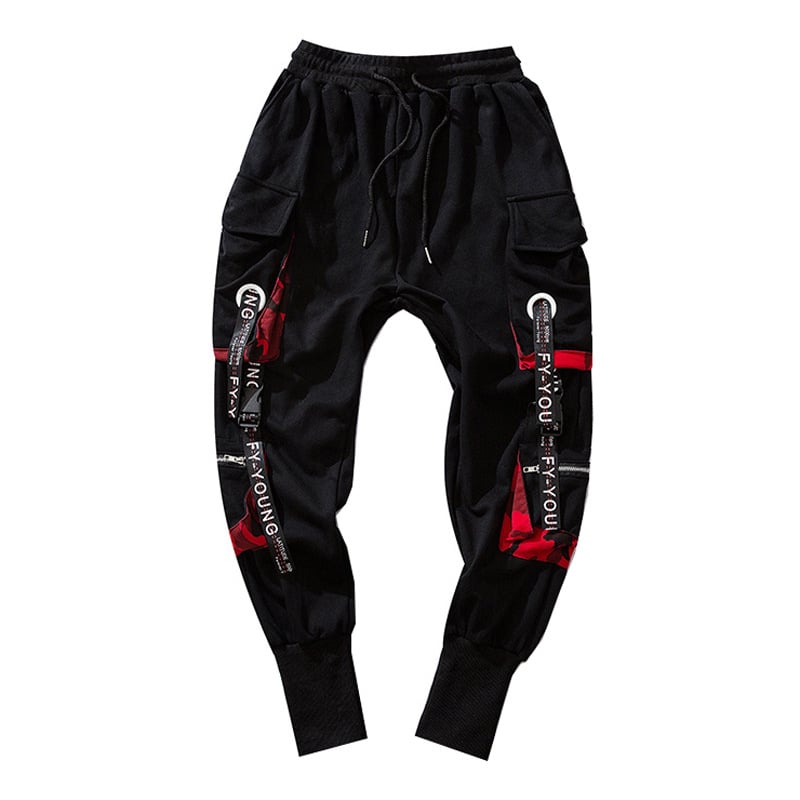 Harun Street Hiphop Webbing Leggings